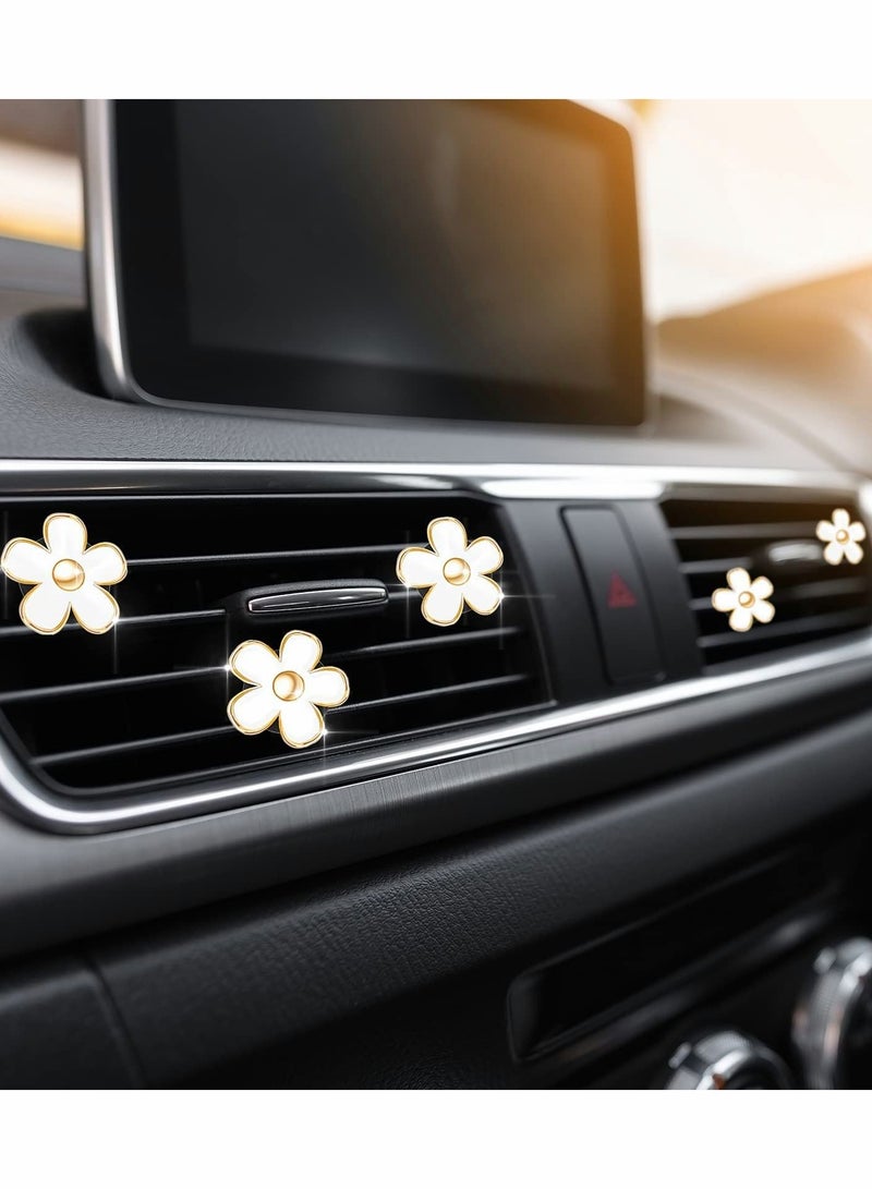 Y&D Daisy Car Decoration Flower Air Vent Clip Conditioning Outlet Freshener - Image 2