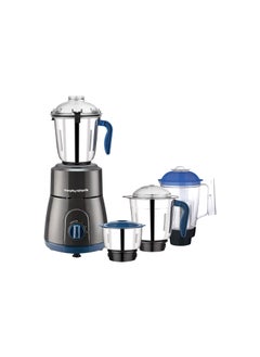 morphy richards Morphy Richards 750W Relish 4 Jars Mixer Grinder, Black and Blue, Regular  - Image 1