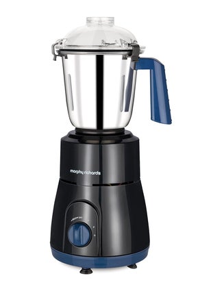 morphy richards Morphy Richards 750W Relish 4 Jars Mixer Grinder, Black and Blue, Regular  - Image 2