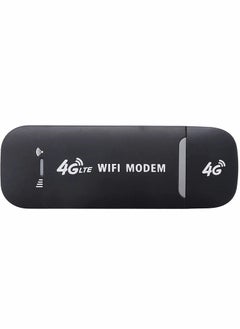 Portable USB Wifi Dongle, 4G USB Modem WiFi Router USB Dongle 150Mbps with SIM Card Slot Car Hotspot Pocket Mobile WiFi