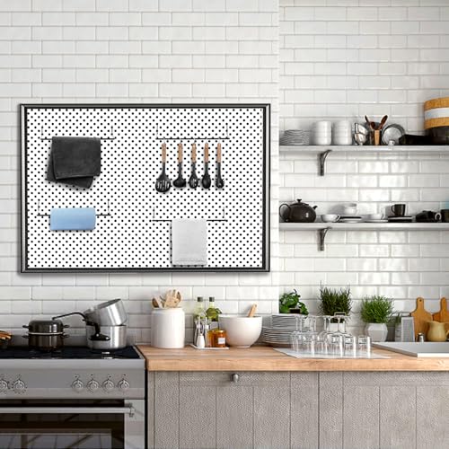 Acshio 10 Pack Paper Towel Holder for Pegboard, Fits Any Standard Pegboard Extendable Heavy Duty Pegboards Hooks for Workshop, Garage, Kitchen, Laundry Room, Bathroom - Image 5