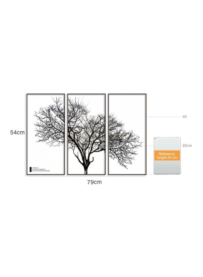 NIBEMINENT Qiangtie Tree Pattern Self-Adhesive Wall Sticker Black 79x54cm - Image 3