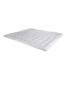 EVERDECOR Everdecor 500 GSM Super Soft Microfiber Mattress TopperPadding for Comfortable Restful and Deeper Sleep 60 x 72 Inches White  - Image 5
