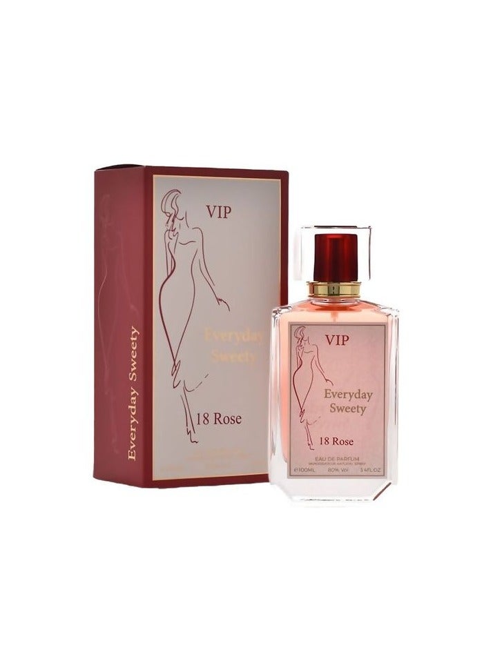 ALMAS PERFUMES Vip Everyday Sweety 18 Rose Women EDP 100ml