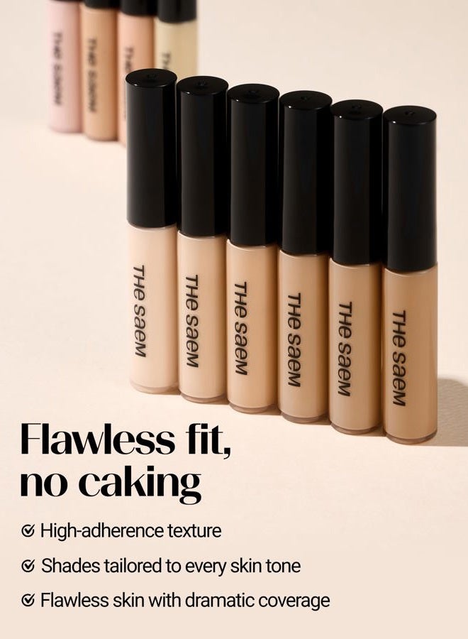 the SAEM ( Contour Beige) - [] Cover Perfection Tip Concealer SPF28 PA++ 6.5g ( Contour Beige) - Countouring Conealer, Hairline & Sides of Nose & Cheek Bones - Image 3