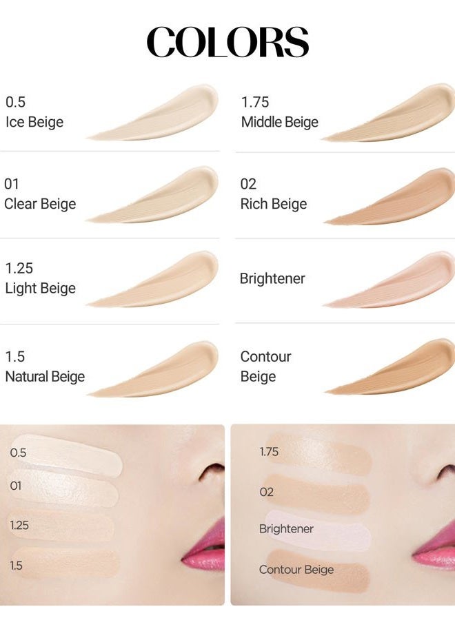 the SAEM ( Contour Beige) - [] Cover Perfection Tip Concealer SPF28 PA++ 6.5g ( Contour Beige) - Countouring Conealer, Hairline & Sides of Nose & Cheek Bones - Image 5