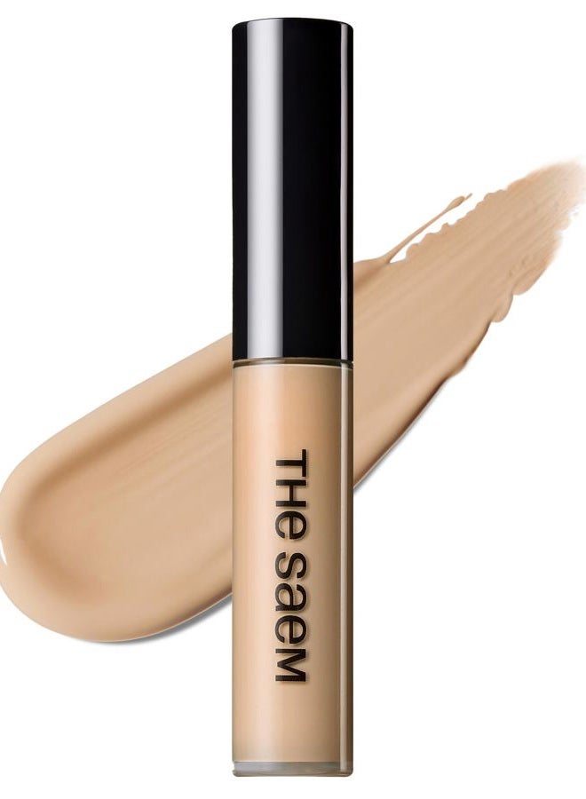 the SAEM ( Contour Beige) - [] Cover Perfection Tip Concealer SPF28 PA++ 6.5g ( Contour Beige) - Countouring Conealer, Hairline & Sides of Nose & Cheek Bones - Image 1