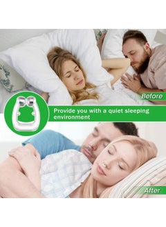 KASTWAVE Anti Snore Devices, Silicone Snoring Nose Clip, Relief Stop Stopper Mute Aids for Men or Women, Magnetic Nasal Dilator Ease Breathing, Comfortable Sleeping, 4 pcs  - Image 2