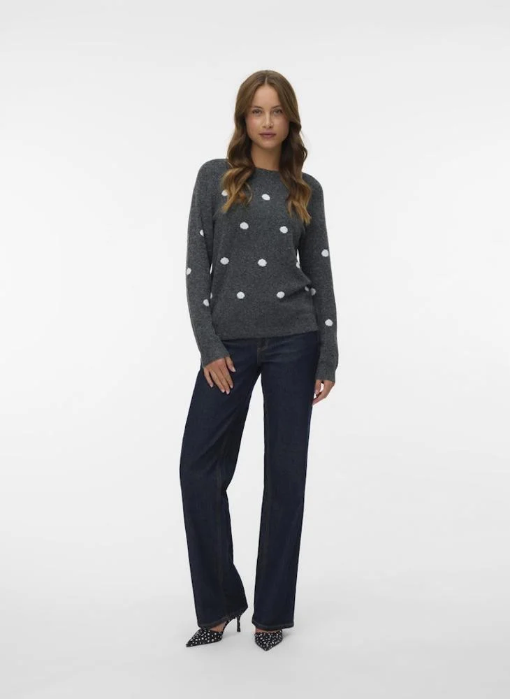 Vero Moda  Long Sleeve Crew Neck Pullover for Women | Best Price UAE