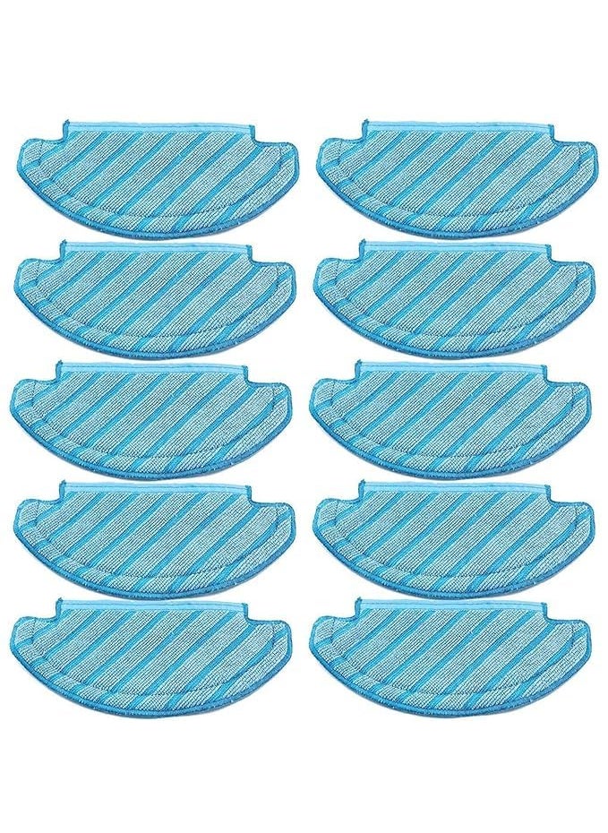 Generic 10Pcs Mop Robotic Cloths Cleaning Pads for Ecovacs Deebot Ozmo T8 Aivi Vacuum Cleaner Accessories Blue  - Image 1