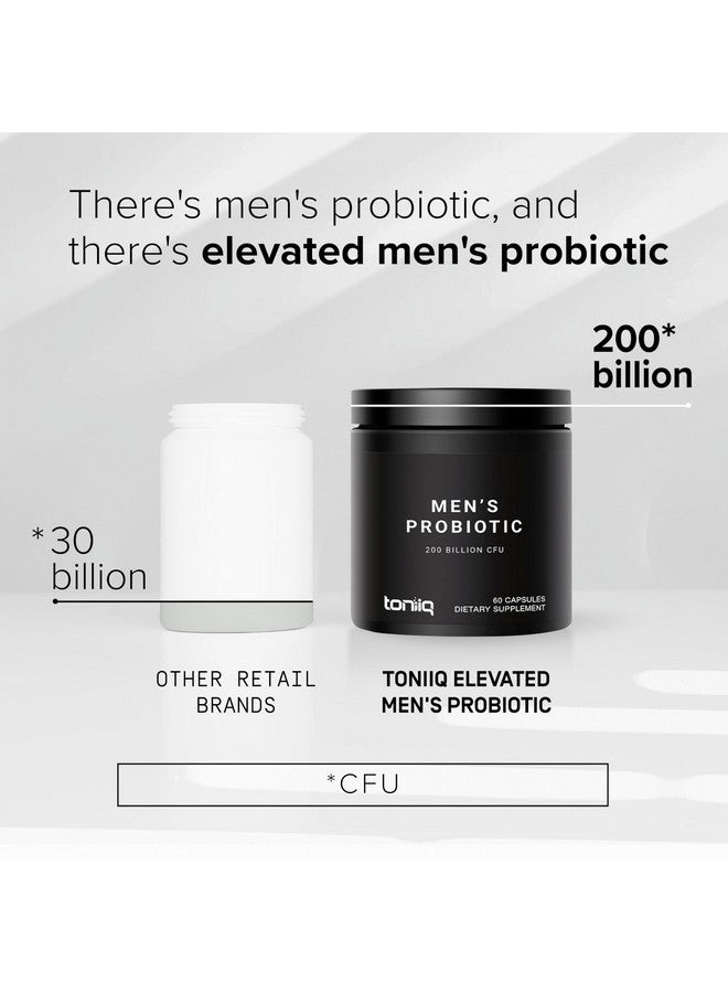 Toniiq Ultra High Potency Probiotics for Men - 200 Billion CFU & 20 Strains - Third Party Tested - Made in a GMP-Certified Facility - Prebiotics & Probiotics for Digestive and Immune Health - 60 Veggie Caps  - Image 4