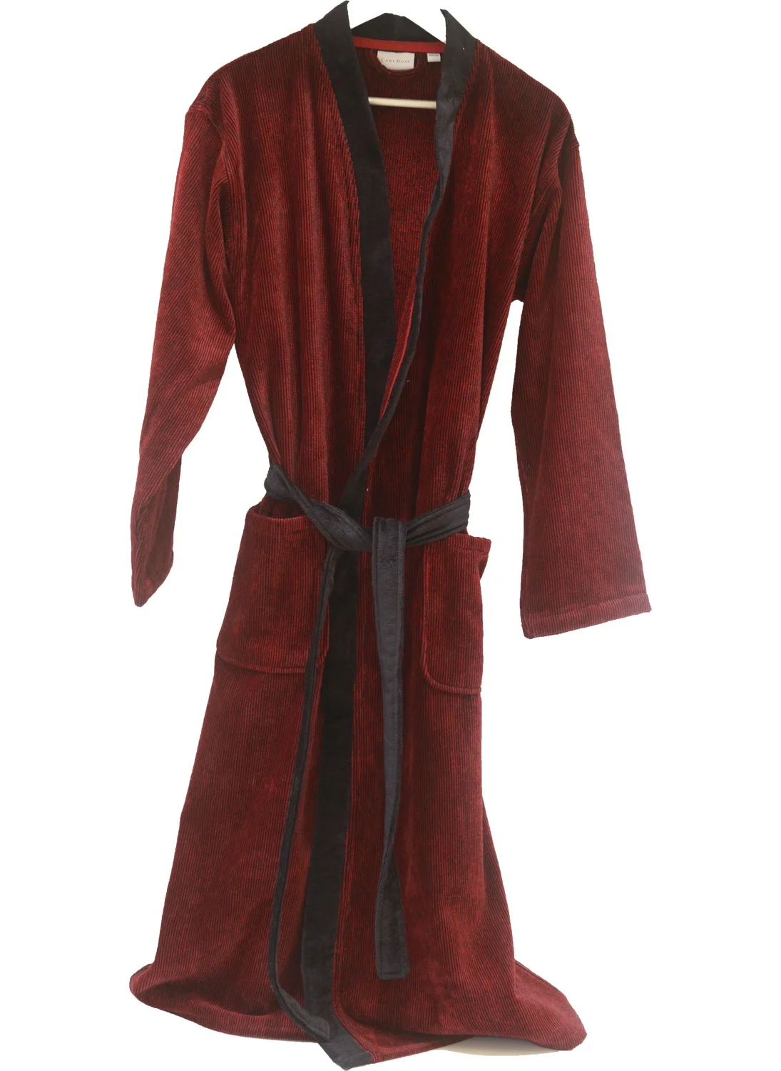 Ender Home Bathrobe Yarn Dye Corduroy Kimono Model Bathrobe