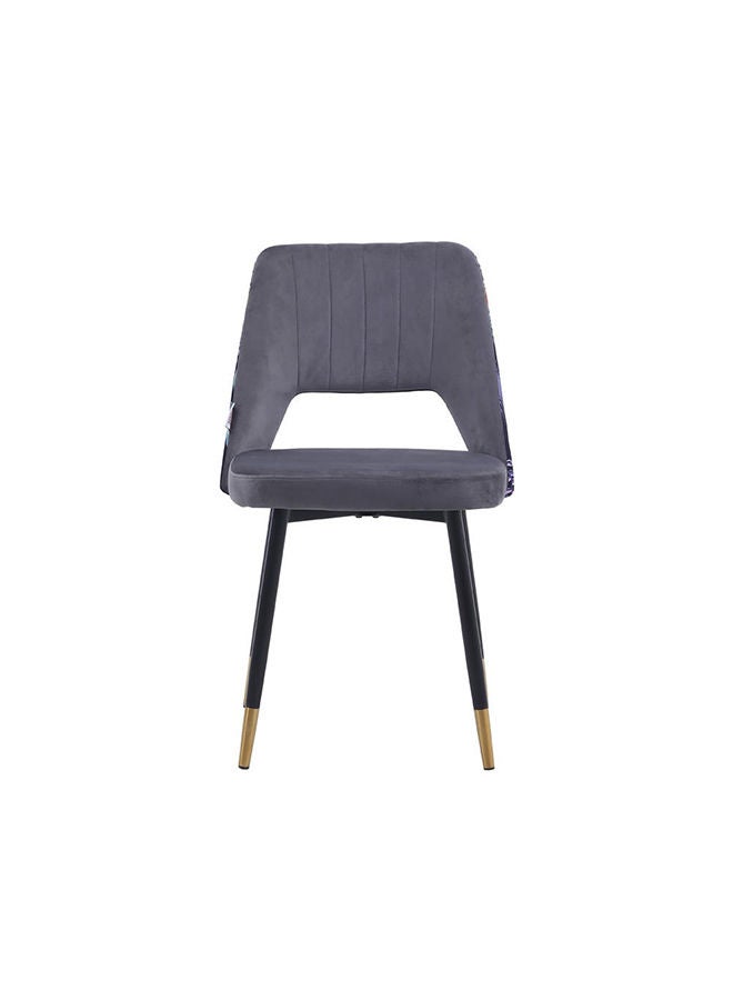 DANUBE HOME Clampbel Dining Chair Strong And Sturdy Kitchen Dining Chair 1 Seater Furniture For Dining Room Home Kitchen Dining Room Living Room L47xW57xH86 cm Grey - Image 2