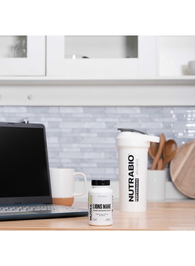 نوترا بايو NutraBio Lion's Mane (500 مجم) - 60 كبسولة نباتية - Image 3