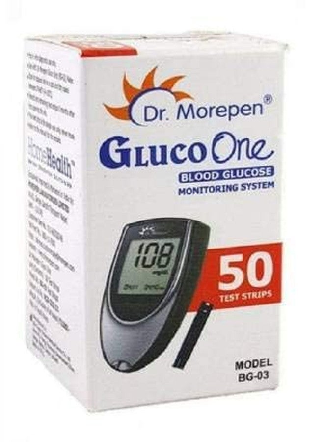 Madison Dr. Morepen BG-03 Blood Glucose Test Strips, 50 Strips with Madison 100 round lancet (no glucometer) - Image 2