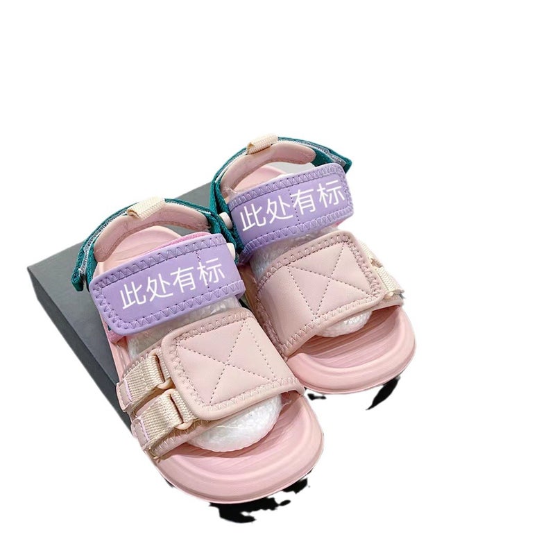 Brand Nb Children'S Shoes Open Toe Velcro Children'S Sandals Boys And Girls Sports Sandals Soft Bottom Baby Beach Shoes - Image 5