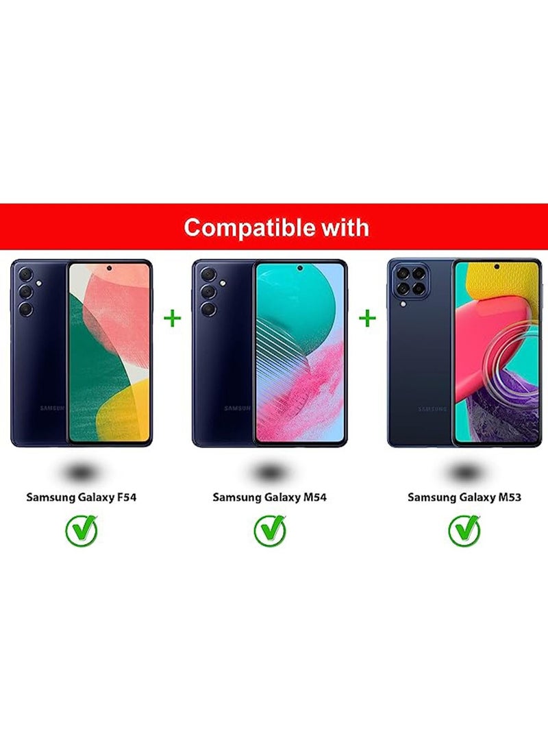 Generic - Screen protector compatible with Samsung Galaxy M53 / M54 Screen Protector Tempered Glass [Anti-Glare][HD Full Coverage][Easy Installation][9H Hardness][Touch Sensitive][ Anti-Shatter] - Image 1