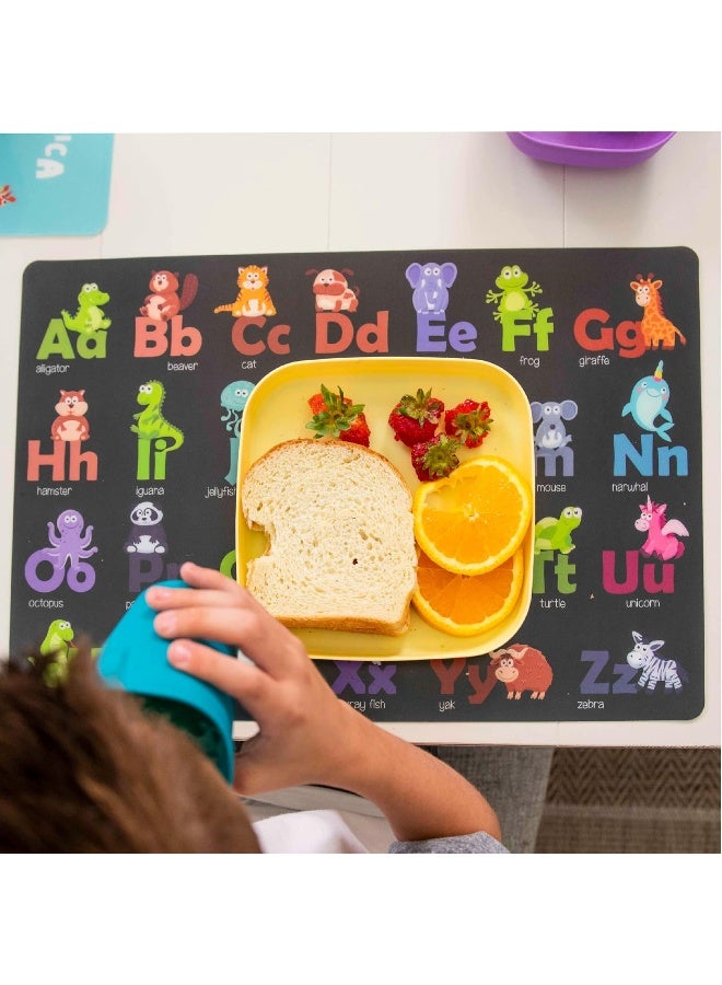 Hapinest حزمة هابينست 6 من المفرشات التعليمية القابلة لإعادة الاستخدام وغير القابلة للانزلاق للأطفال والصغار - Image 2