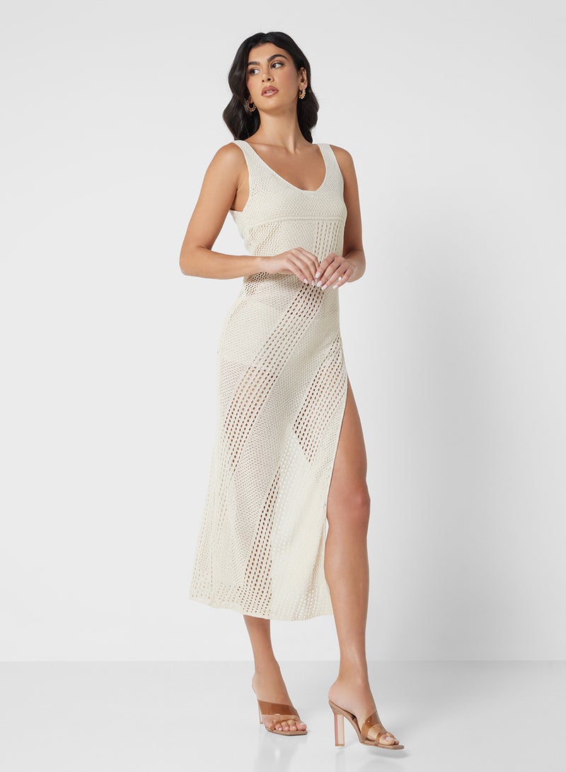 ايلا فستان كروشيه بلا أكمام - Image 4