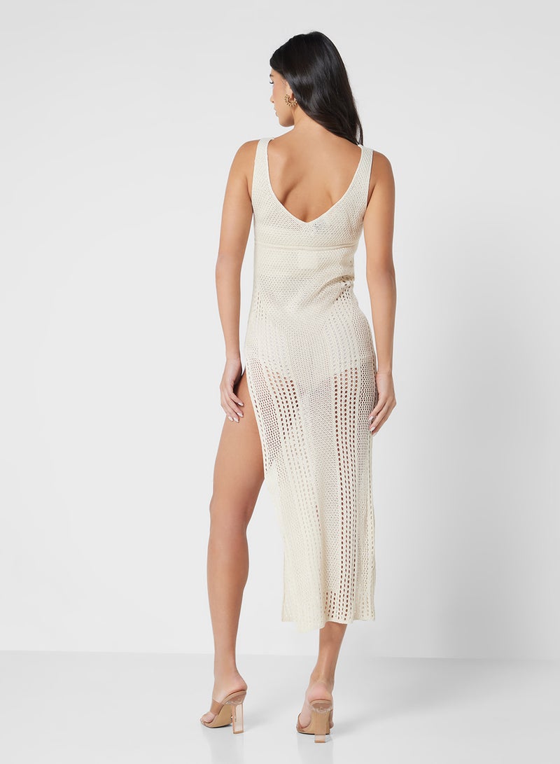 ايلا فستان كروشيه بلا أكمام - Image 2