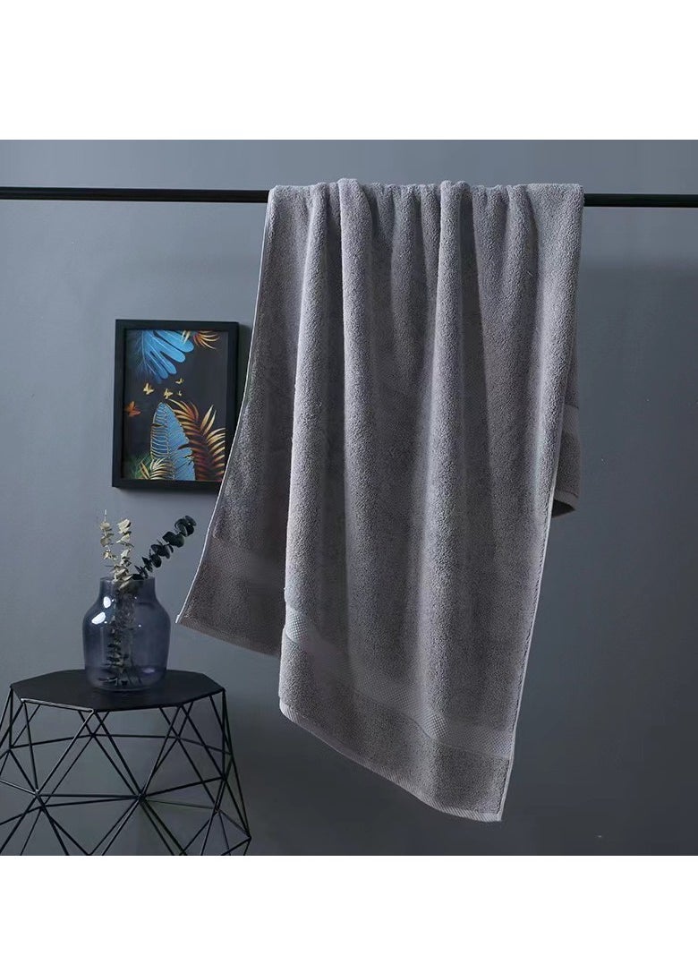 Laseta - Smart Cell Textured Bath Towel Grey 140x70centimeter - Image 1