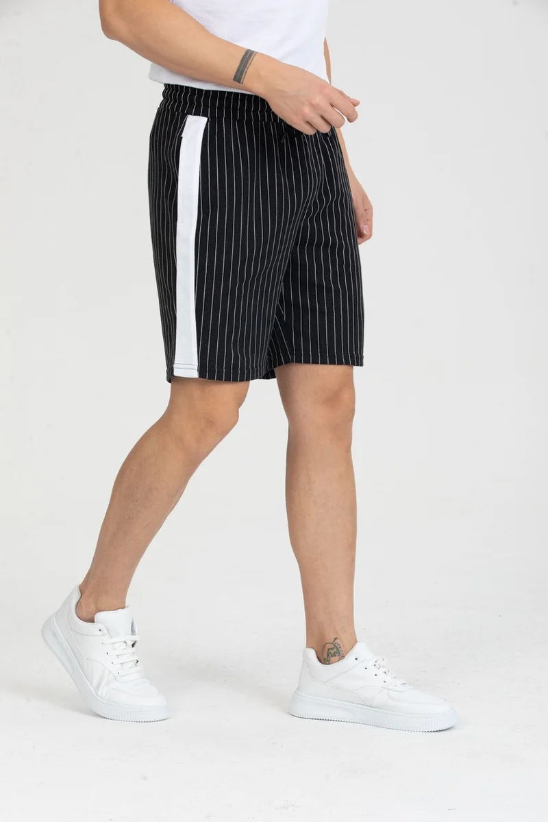 توينتي3 Men's Basic Stripe Detailed Striped Shorts