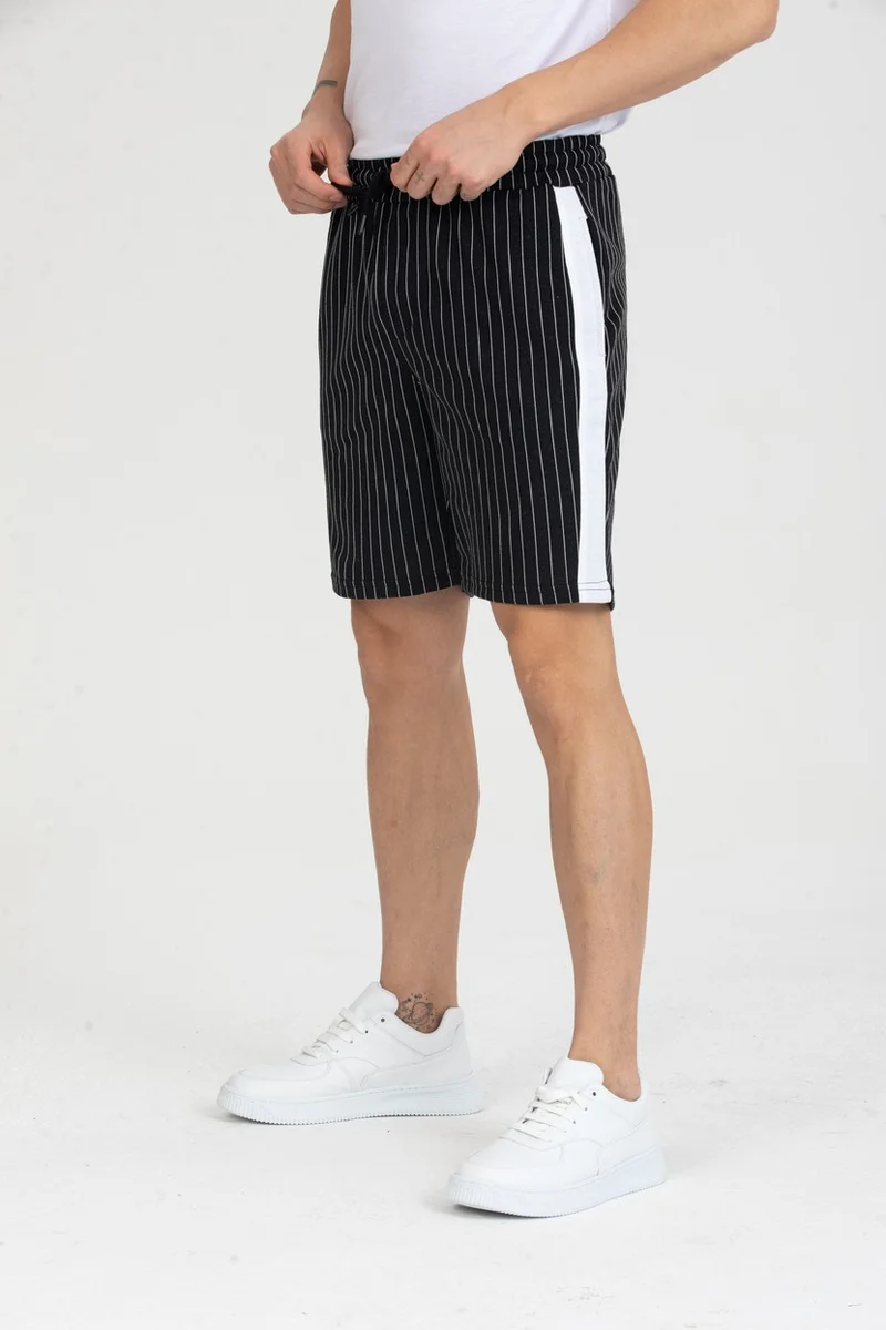 توينتي3 Men's Basic Stripe Detailed Striped Shorts