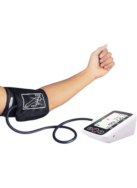 Blood Pressure Monitor, Upper Arm Automatic Digital BP Machine for Precise Blood Pressure Measurement & Pulse Measurement & Arrhythmia Display, 2x120 Group Dual User Mode