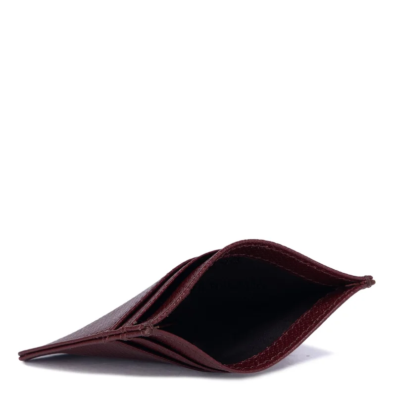 دا ميلانو Da Milano Leather Card Holder - Maroon Franzy