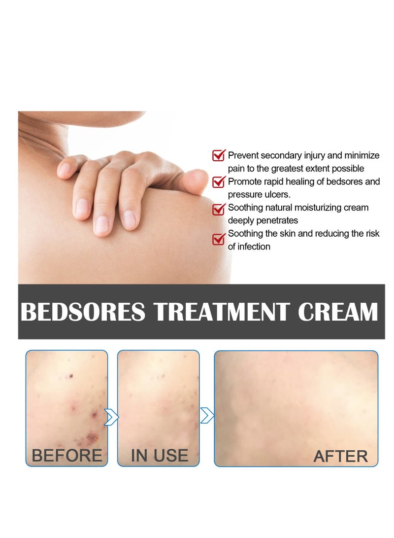 EELHOE Bedsore Repair Cream, Wound Healing Ointment, Fast-Acting Bedsore Cream, Rapid Wound Healing Gel, Bedsore Wound Care, Pressure Sore Relief Cream 20g - Image 4