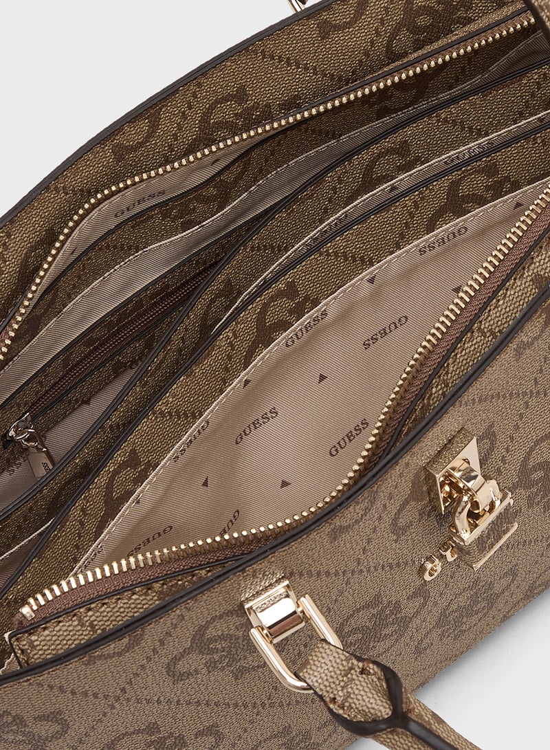 GUESS Queensland Luxury Satchel  - Image 5