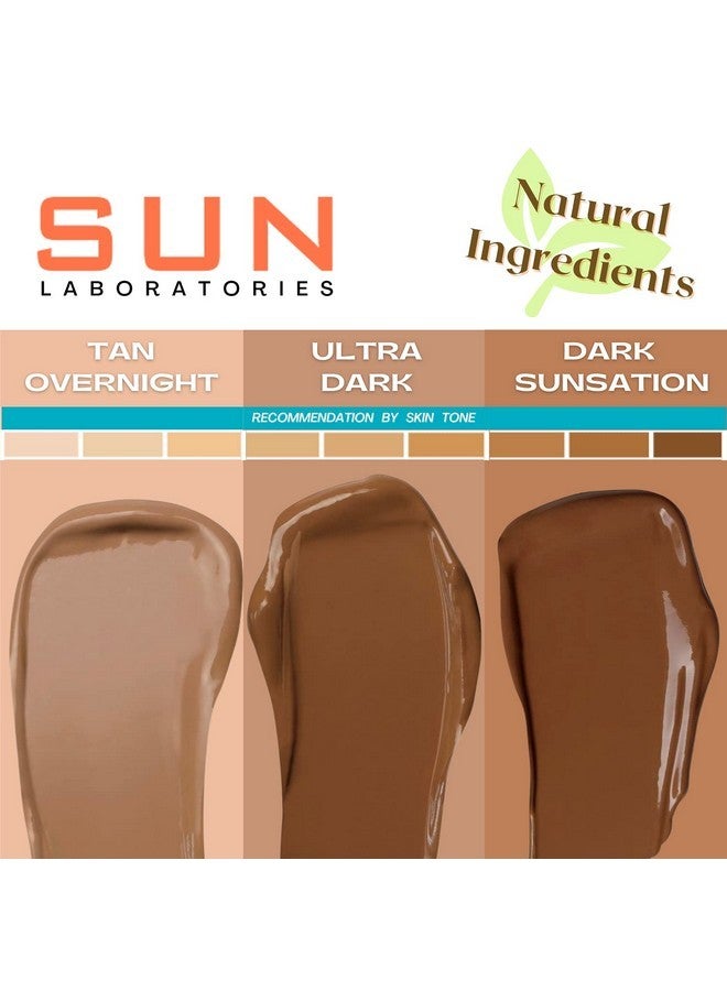 Sun Laboratories by Giesee Sun Laboratories By Giesee Dark Sunsation Self-Tanning Lotion for - 2 Pack 8 oz | Ultra Dark Tanning Lotion, Natural Self Tanner, Non-Toxic Tanning Bed Lotion, Face Tanner, Sunless Tanner  - Image 5