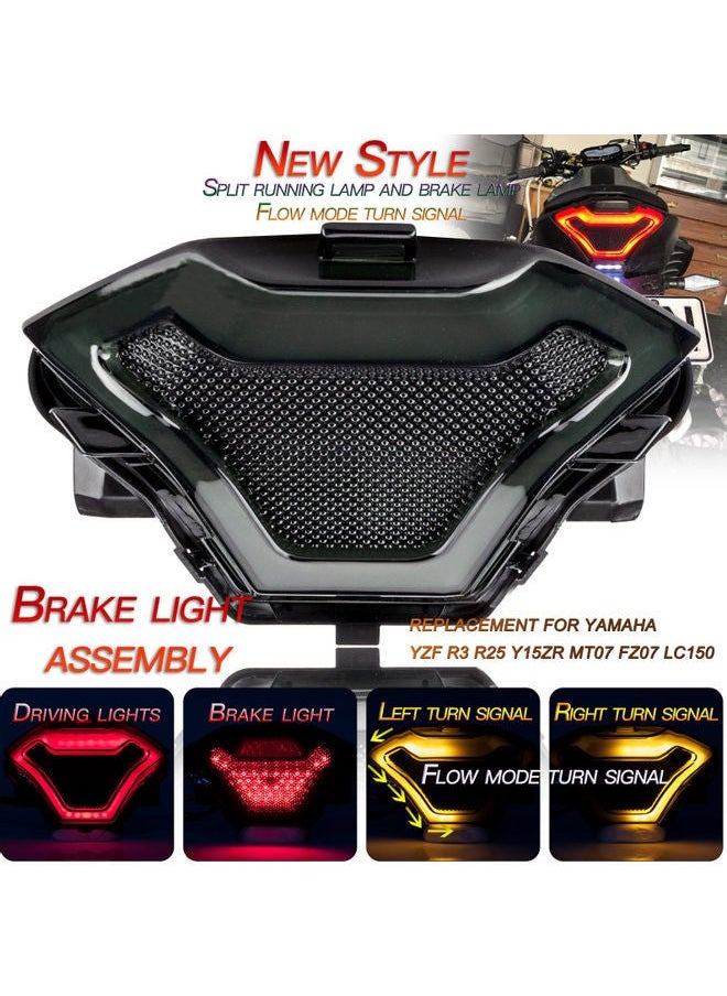 NIBEMINENT Replacement LED Brake Light For Yamaha YZF R3 R25 Y15ZR MT07 FZ07 LC150  - Image 1