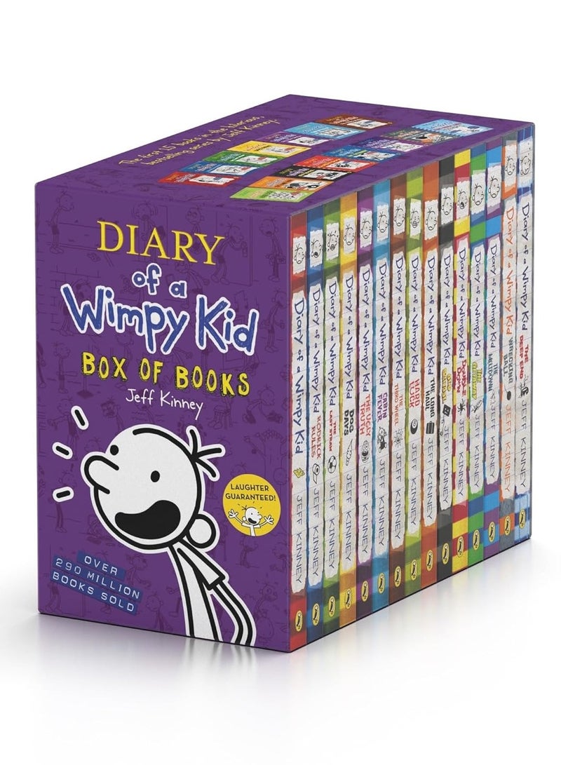 يوميات طفل جبان Boxset: مجموعة 15 كتابًا (الكتب 1-15) | #1 السلسلة الأكثر مبيعًا عالميًا | 250 مليون نسخة الأكثر مبيعا