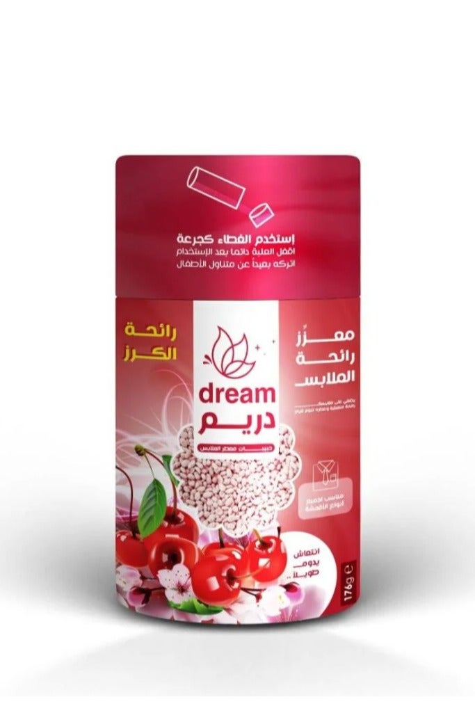 دريم حبيبات معطرة للملابس برائحة الكرز، مناسب لجميع أنواع الأقمشة، 176جم - Image 1