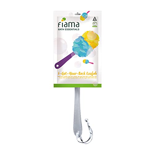 Fiama Bath Essential I-Got-Your-Back Body Loofah, Dermatologist Tested, Safe on Skin, Pack of 1, For Smooth, Exfoliated and Energized Skin - Image 1