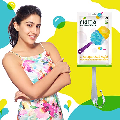 Fiama Bath Essential I-Got-Your-Back Body Loofah, Dermatologist Tested, Safe on Skin, Pack of 1, For Smooth, Exfoliated and Energized Skin - Image 3