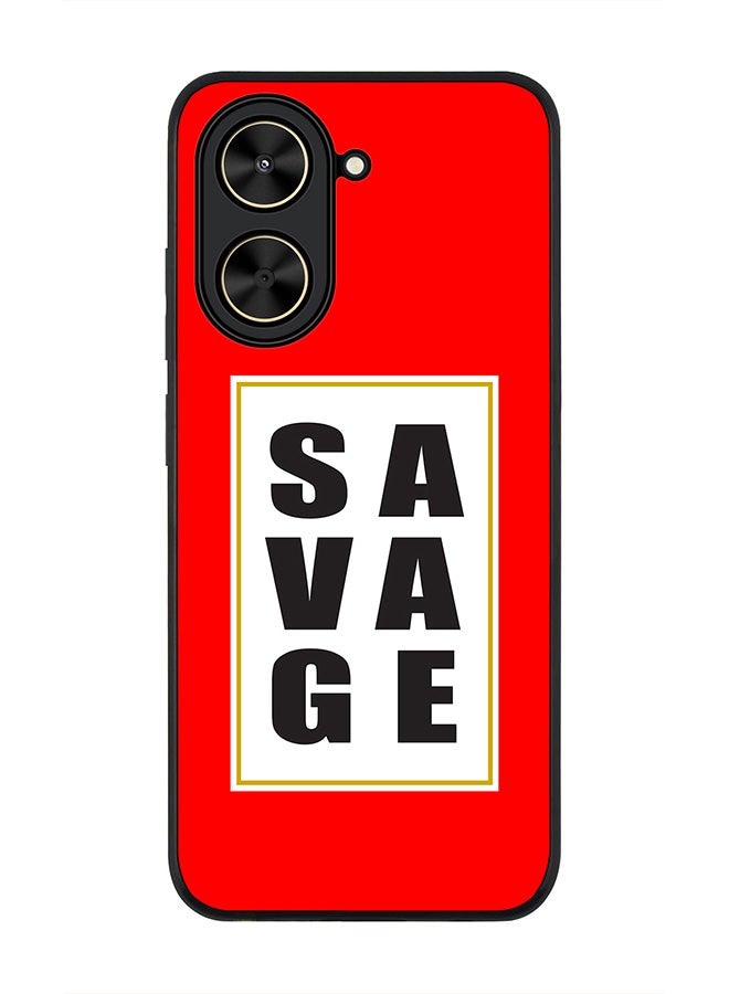 Stylizedd For Xiaomi Poco C71 / Redmi A5 4G Case,Slim fit Camera Protection, Shockproof Thin Phone cover  - Savage