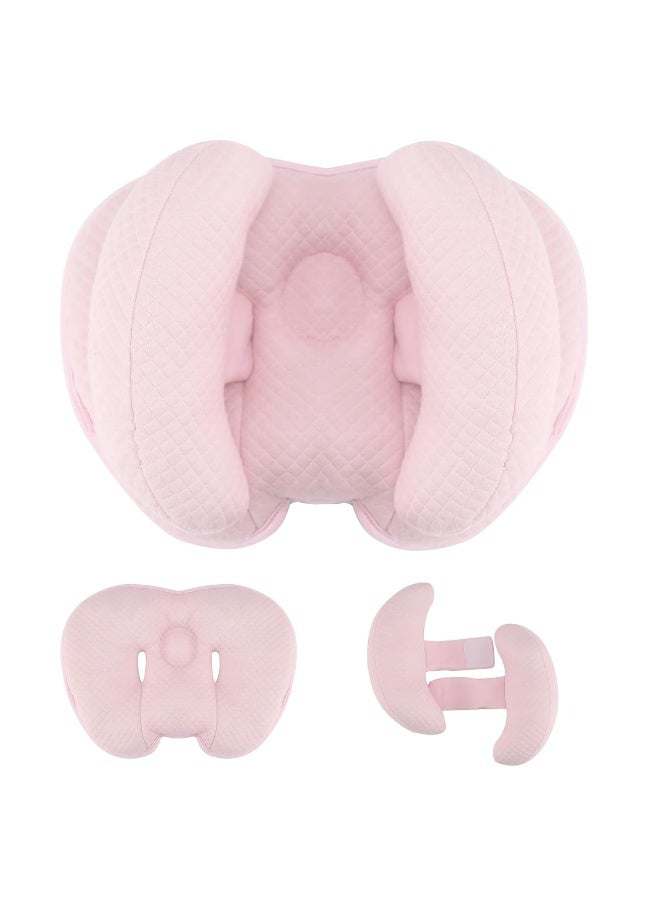 KAKIBLIN Baby Head Pillow, 2 in 1 Banana Neck Pillow for Baby, Babies Neck Pillows for Stroller, Adjustable Head Support Pillows for Newborn Kids - Image 2