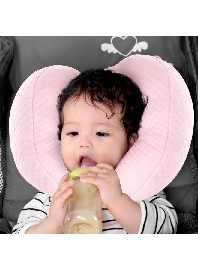 KAKIBLIN Baby Head Pillow, 2 in 1 Banana Neck Pillow for Baby, Babies Neck Pillows for Stroller, Adjustable Head Support Pillows for Newborn Kids - Image 3