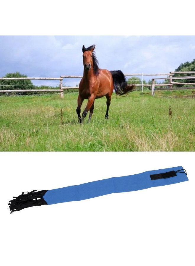 Sorandy Waterproof Horse Tail Guard, Horse Tail Bag, Safe and Durable Easy to Wear Horse Tail Protector with Fringe Hook and Loop Design for Pony Protect Tail from Dirt Breakage Rubbing - Image 2
