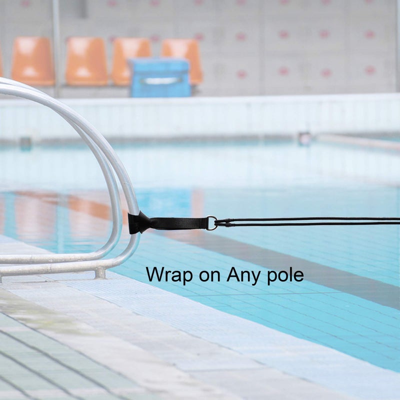 YYST 2.0M Pool Swim Training Leash Swim Training Belt Swim Resistance Tether - Image 4