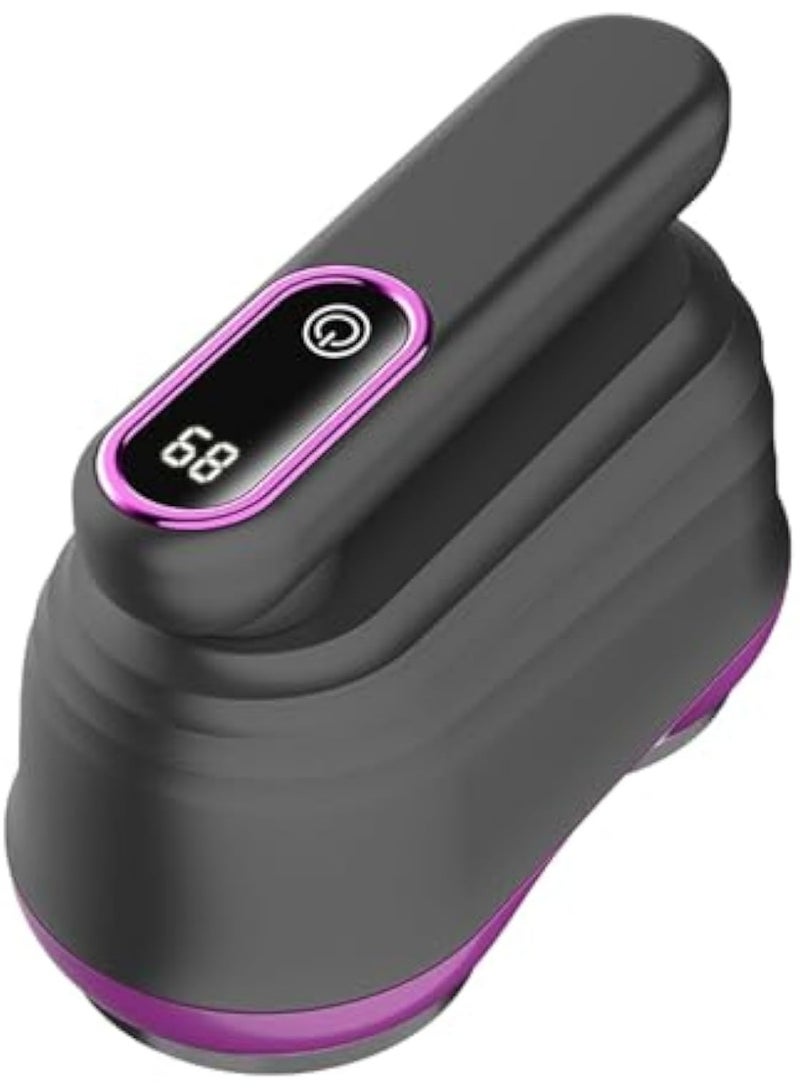 Arabest مزيل الوبر القابل لإعادة الشحن، مزيل الوبر الكهربائي، منظف الوبر ذو الرأس المزدوج، أداة إزالة الوبر القوية للملابس والأرائك والسجاد والصوف وأغطية السرير والأثاث والأحذية والغسيل - Image 1