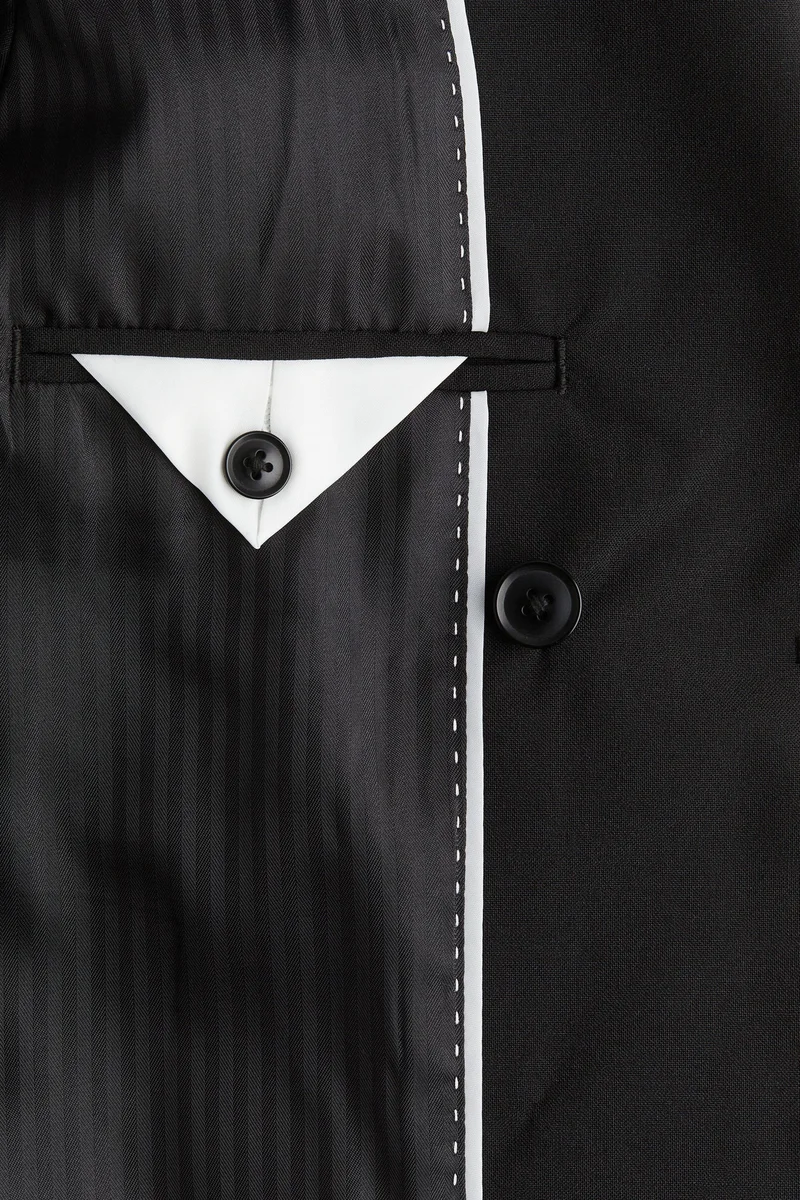 اتش اند ام جاكيت من مزيج الصوف