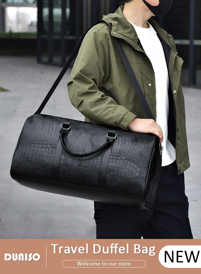 DUNISO Travel Duffel Bag Luggage Collection Business Travel Suitcase Weekender Overnight Bag Large Carry On Airport Bag for Travel Business Trips Sports Duffel Bag Gym Sports Luggage Bags - Image 1