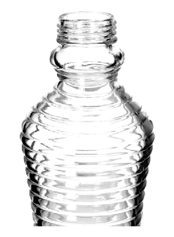 Coolers Textured Glass Bottle Clear - Image 4