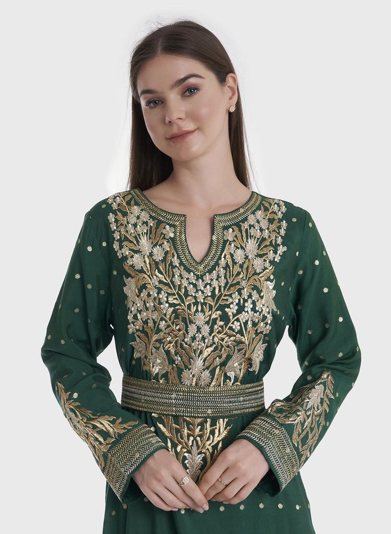 كشخة جلابية شانديري فيسكوز بوتي - Image 3