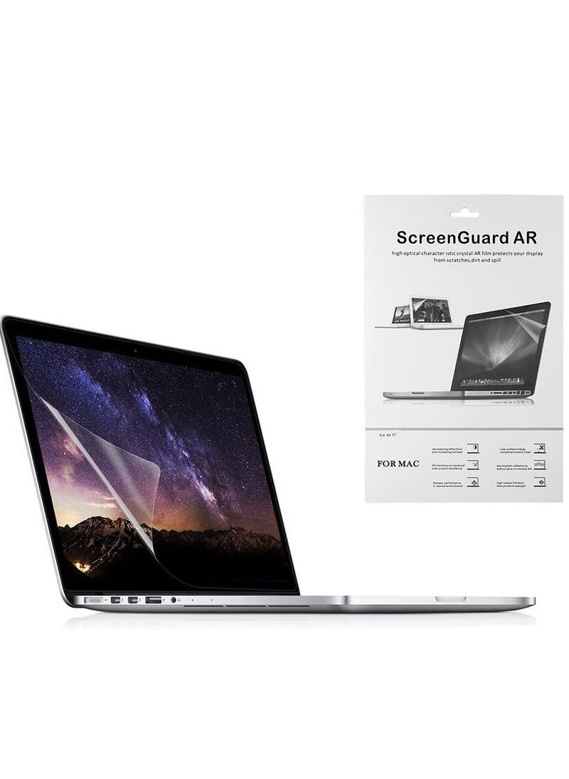 Generic - 3 in 1 Hard Case Compatible with MacBook Air 13.6 Inch 2022 A2681 M2 Chip/2024 A3113 M3 Chip/2025 A3240 M4 Chip, Plastic Hard Shell Case+ Keyboard Skin+ Screen Protector  for MacBook Air 13 inch ,Black - Image 1