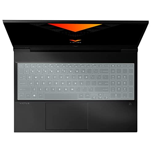 RAYA Silicone Keyboard Cover Protector for 2026-2023 HP Victus 15 [ 15-FA 15-FB Series ] (15.6 inch) & HP Victus 16 (16.1 inch) Gaming Laptops (Silicone Clear) - Image 4