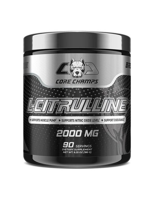 L-Citrulline, Dietary Supplement 2000mg Corechamps 180gm, 90 Servings